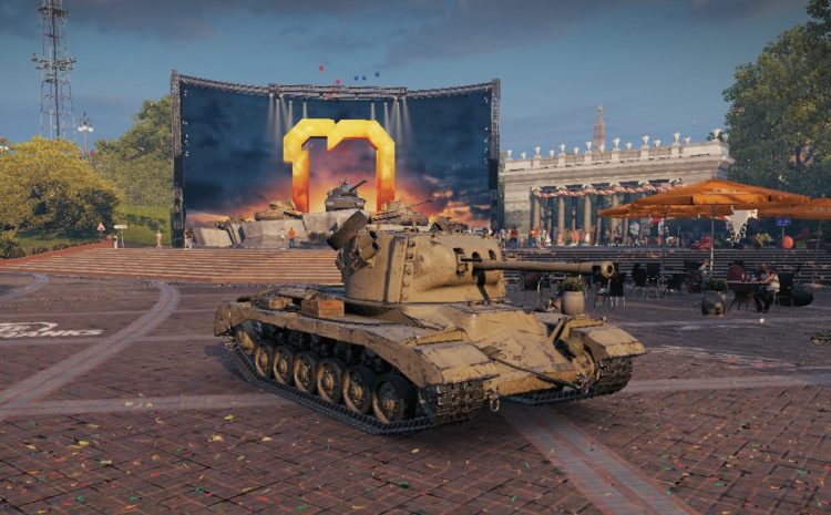 Подарочный прем танк на Десятилетие World of Tanks