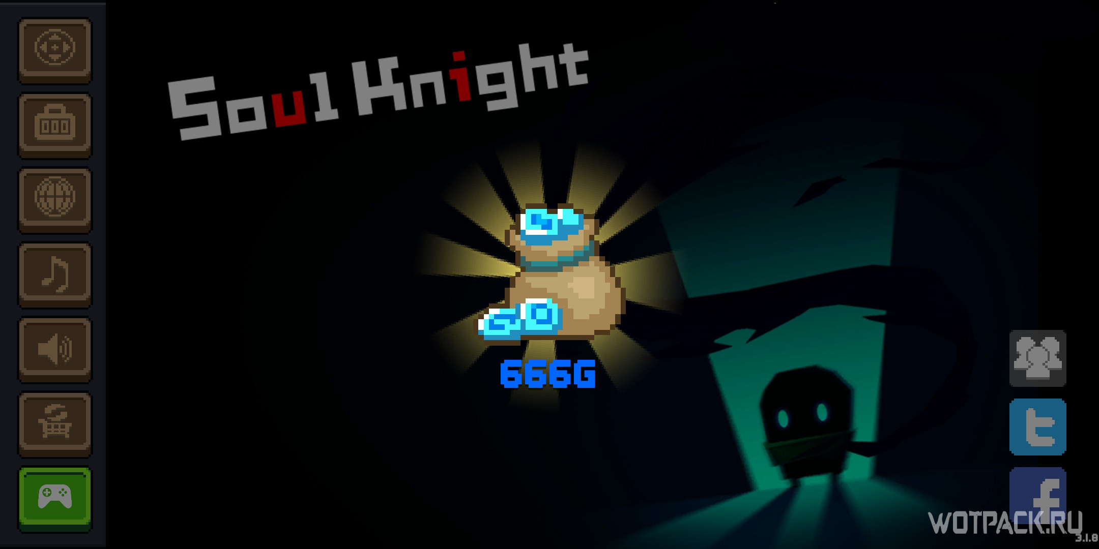 Коды для Soul Knight на самоцветы, героев и скины