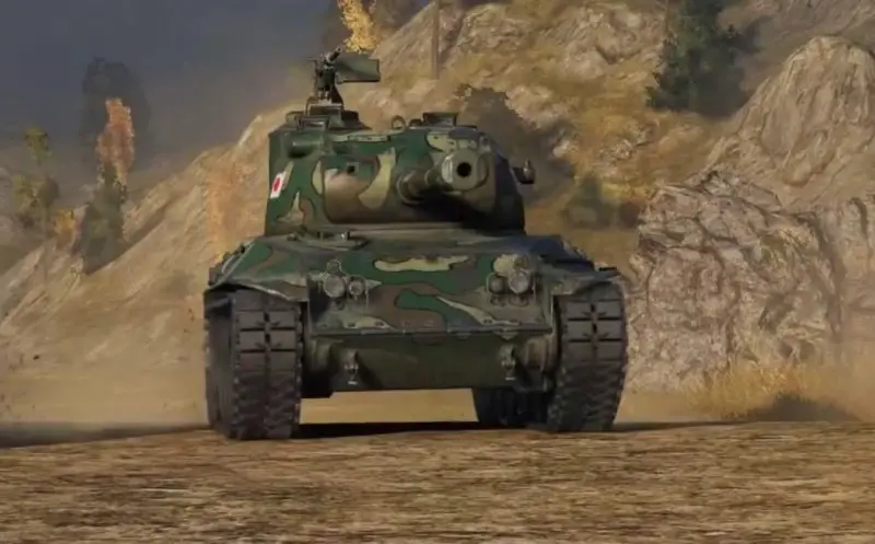STA-2 жапондық премиум танк деңгейі 8 WOT
