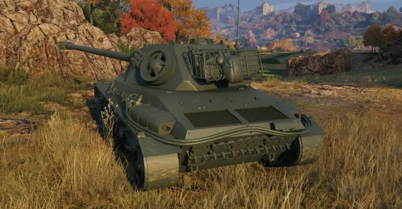 A aparência do tanque