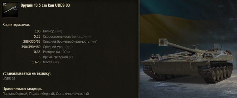 UDES 03 — шведская ПТ-САУ 8 уровня в World of Tanks