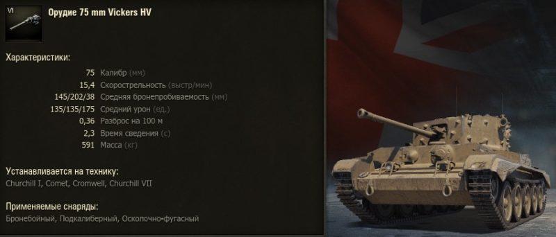 Cromwell — британский средний танк 6 уровня в World of Tanks