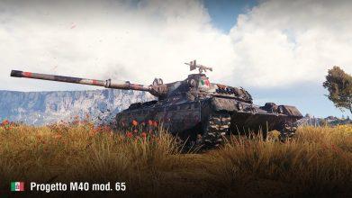 В бой на Progetto M40 mod. 65 в World of Tanks