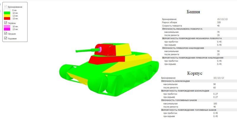 Т-116 — советский легкий танк 3 уровня в World of Tanks