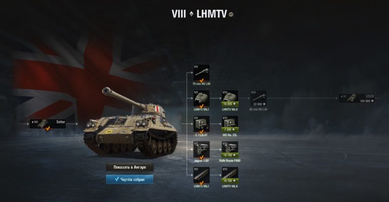 LHMTV — британский легкий танк 8 уровня в World of Tanks