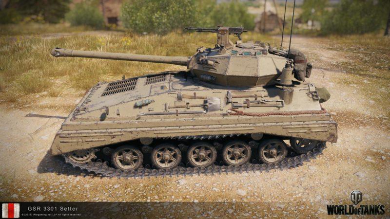 GSR 3301 Setter — британский легкий танк 7 уровня в World of Tanks