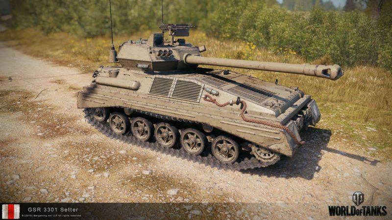 GSR 3301 Setter — британский легкий танк 7 уровня в World of Tanks