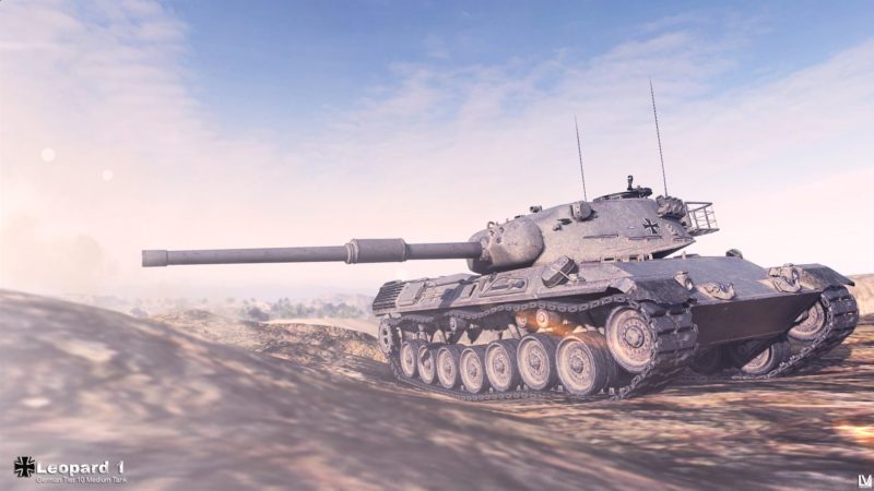 Leopard 1 — немецкий средний танк 10 уровня в World of Tanks