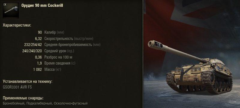 GSOR3301 AVR FS — британский легкий танк 9 уровня в World of Tanks