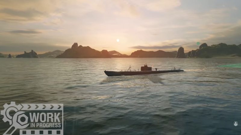 Бета-тест подводных лодок в World of Warships