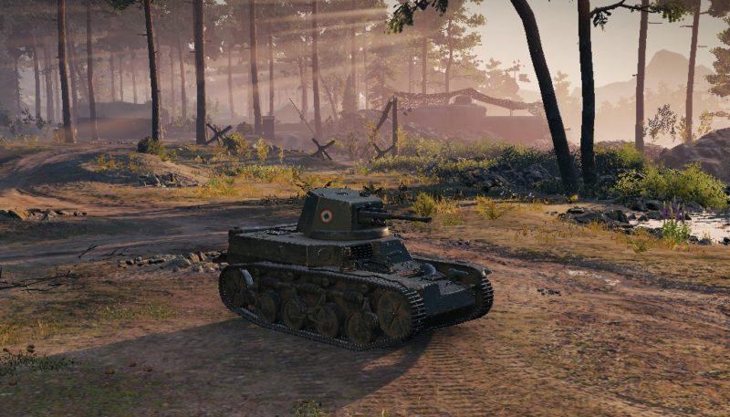 AMR 35 — французский легкий прем танк 2 уровня WOT