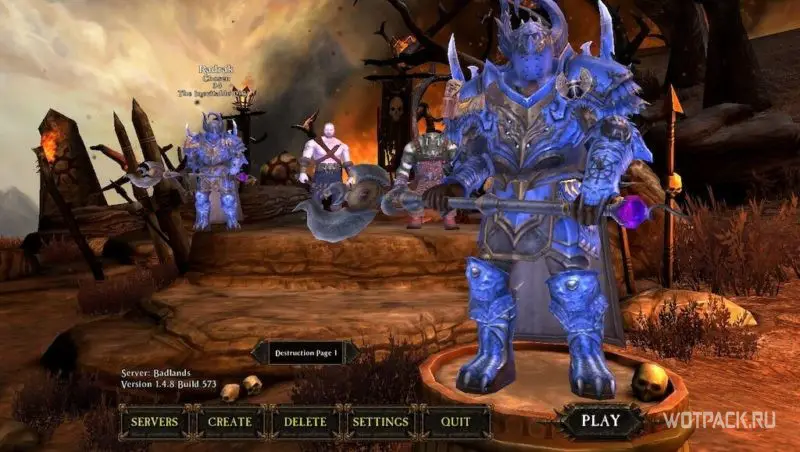 Warhammer Online: Age of Reckoning создание персонажа