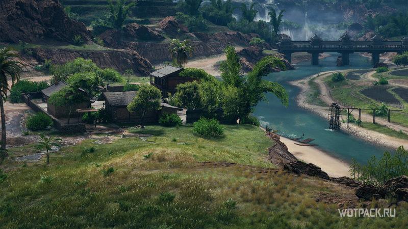 Зоны на карте Жемчужная река WoT
