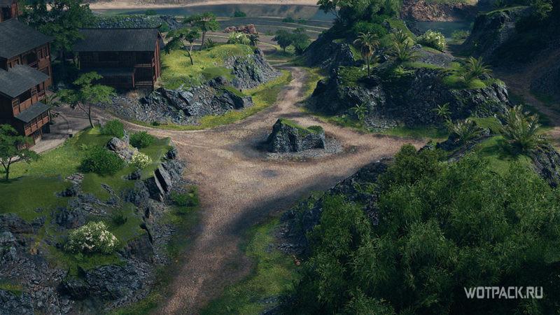 Зоны на карте Жемчужная река WoT