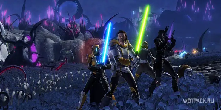 Star Wars: The Old Republic – воины со световыми мечами