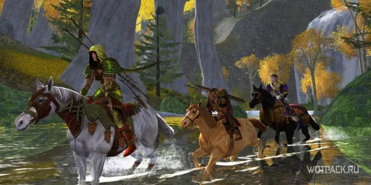 Lord of The Rings Online – всадники на конях