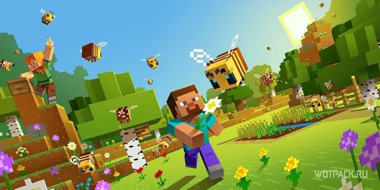 Minecraft – Стив и пчелы
