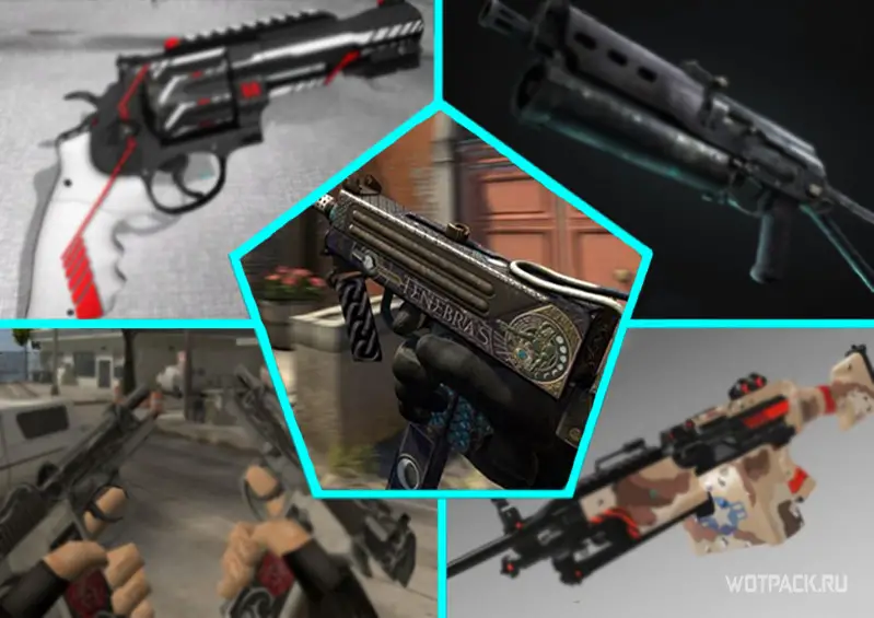 Counter-Strike: Global Offensive – R8 Revolver, PP-Bizon, MAC-10, Dual Berettas, M249