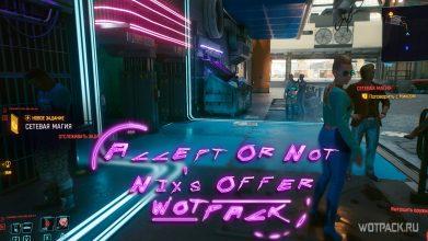 Cyberpunk 2077 «Сетевая магия»: принять или отказаться от предложения Никс?