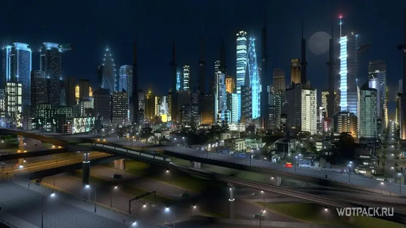 Пример города, созданного в игре