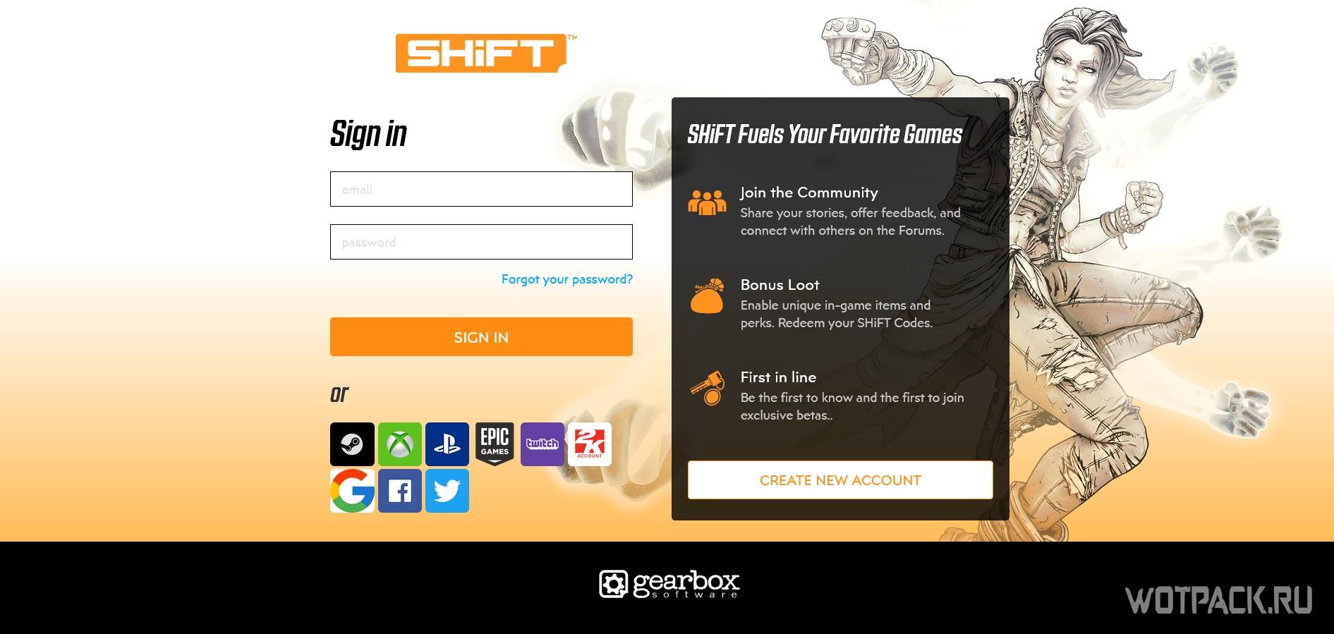 SHiFT codes for July 2024 Aroged