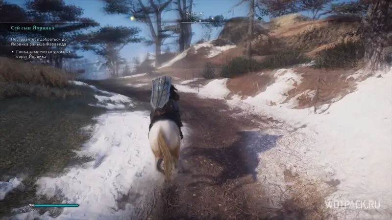 Assassin’s Creed: Valhalla – Пьяный Эйвор на лошади