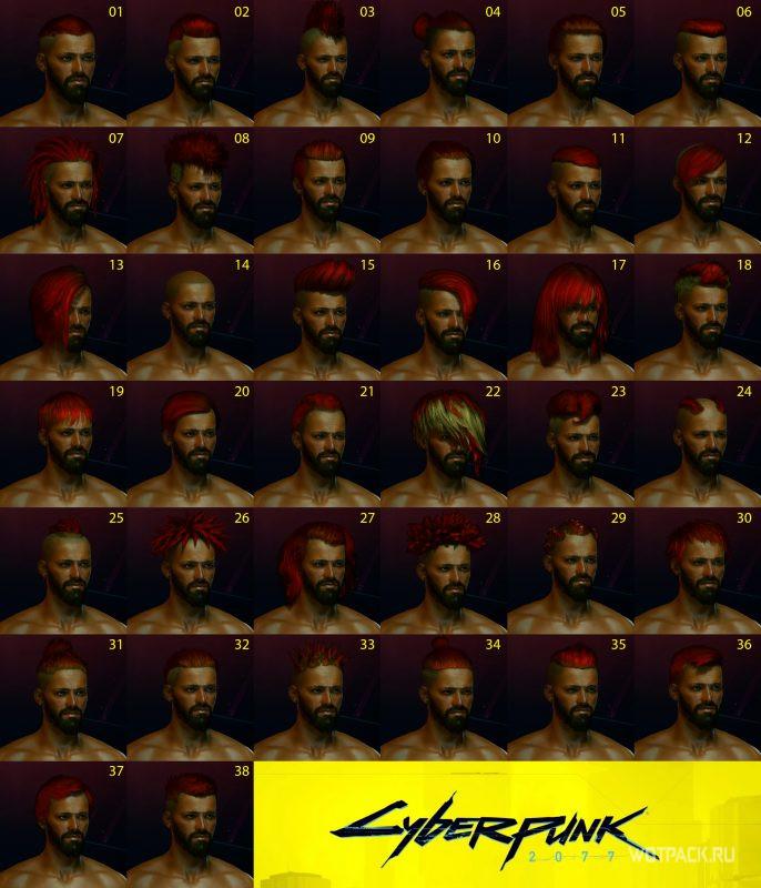 Мод для изменения прически в Cyberpunk 2077