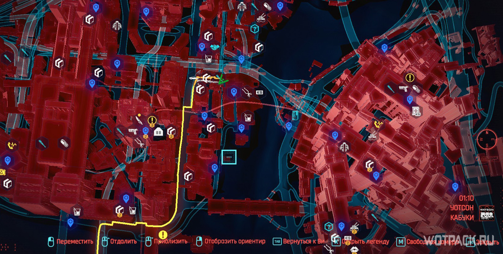 быстрое перемещение в cyberpunk карта фото 56