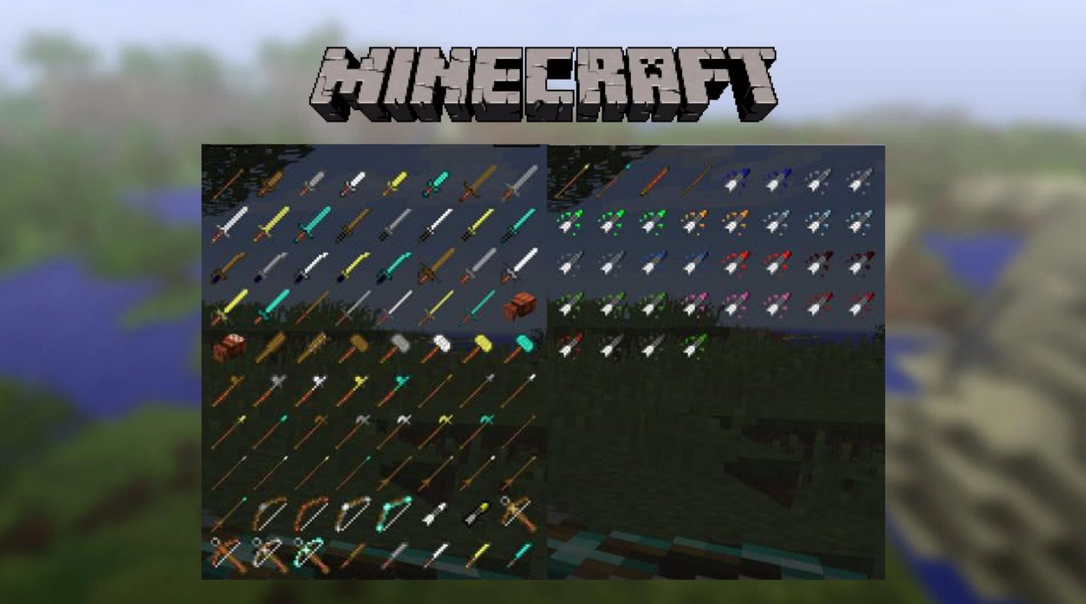 mods อาวุธที่ดีที่สุดสำหรับ Minecraft