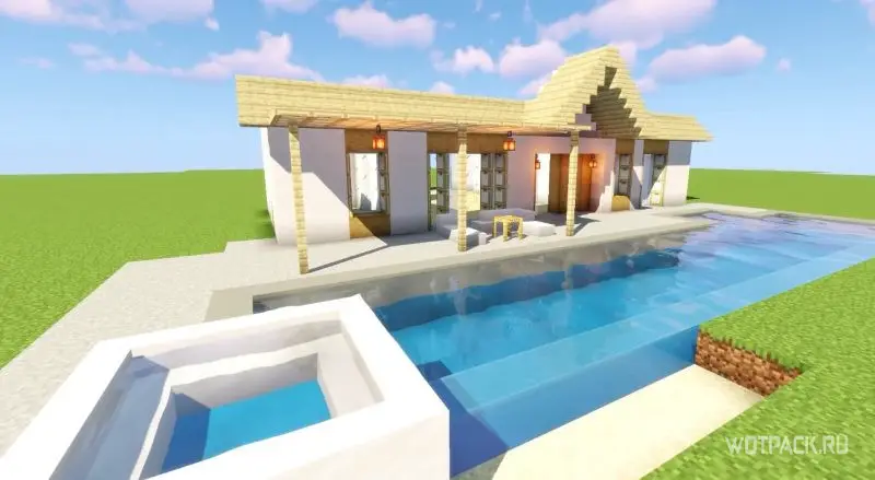 Minecraft – пляжный домик