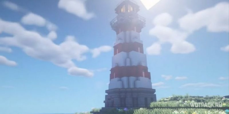 Minecraft маяк как построить