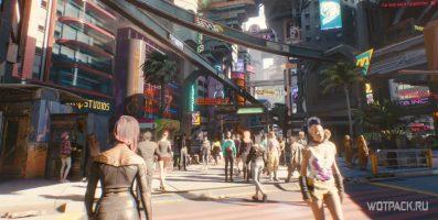 Cyberpunk 2077: мод для улучшения поведения жителей Найт-Сити (Alternate Crowd Behavior)