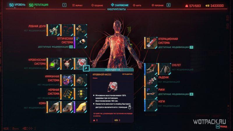 Cyberpunk 2077 Кровяной насос