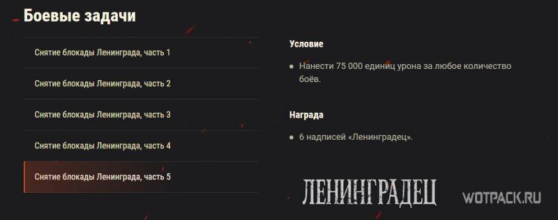 «Снятие блокады Ленинграда»