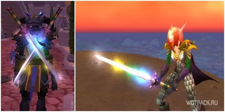 World of Warcraft. Разноцветный меч