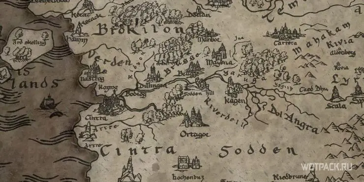 Ведьмак 3. Карта