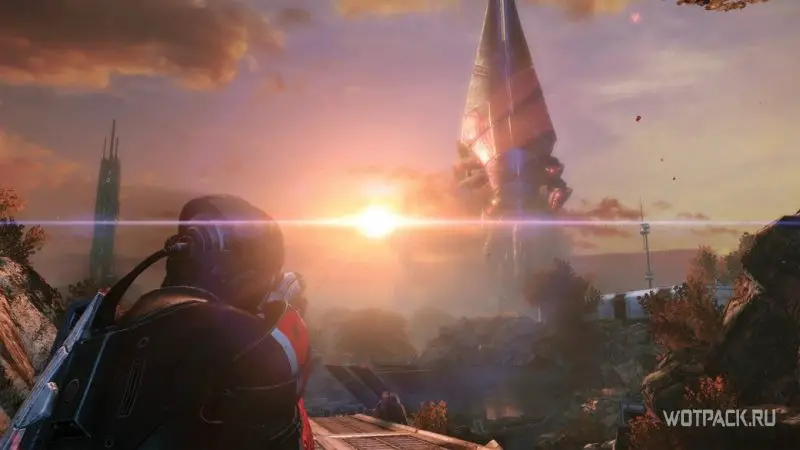 Mass Effect битва со Жнецом