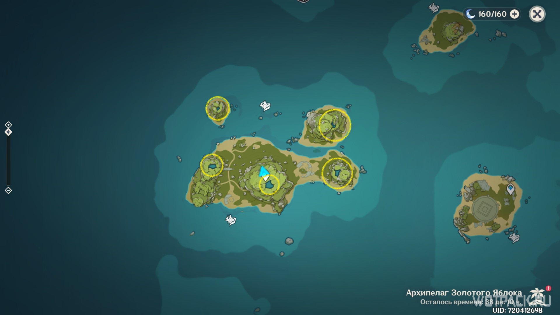 3 сундука изломанный остров. Карта архипелага Геншин. Broken Isle Геншин. Архипелаг золотого яблока. Архипелаг золотого яблока Геншин.