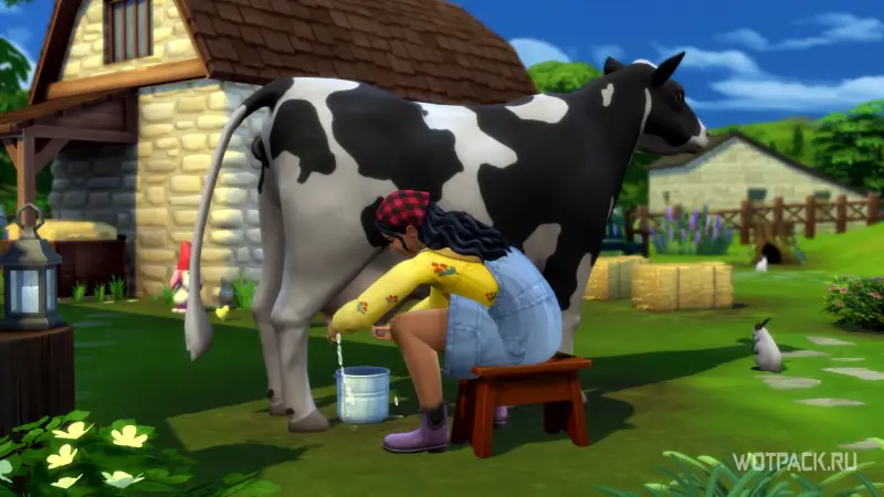 The Sims 4 «Загородная жизнь» корова
