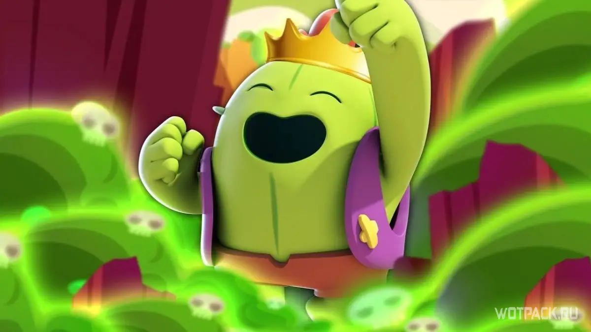 Spike from Brawl Stars: how to knock out, draw, skins and how to play  [guide]