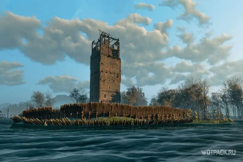 Мышина башня на острове Коломницы