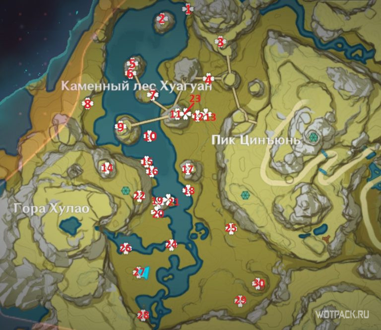 Moonhunt Amulets in Genshin Impact - location of all hidden amulets