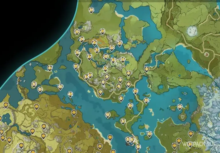 Карта всех геокулов