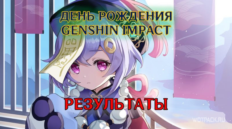 Результаты Дня Рождения Genshin Impact