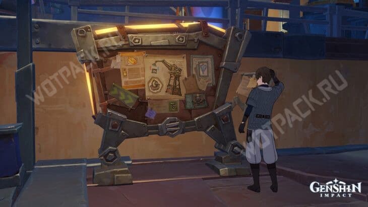 Мужчина чешет затылок возле доски объявлений