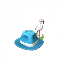 Шляпа с фламинго