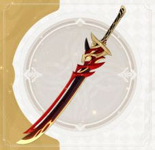 Краснорогий камнеруб в Genshin Impact: как получить и кому подходит меч