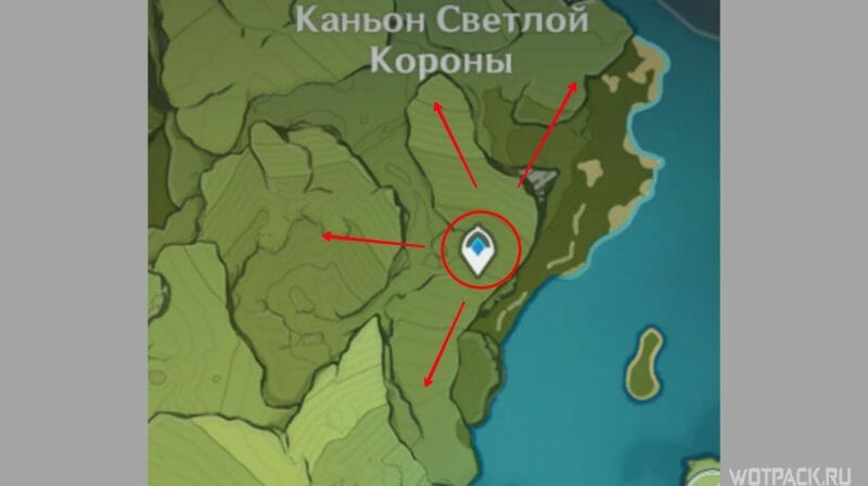 пихта на каньоне светлой короны