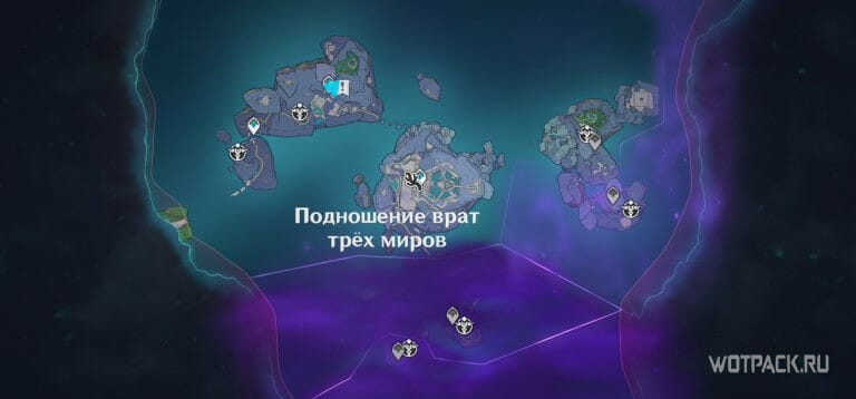 Интерактивная карта сундуков