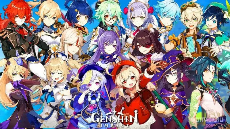 Todos os personagens do Genshin Impact
